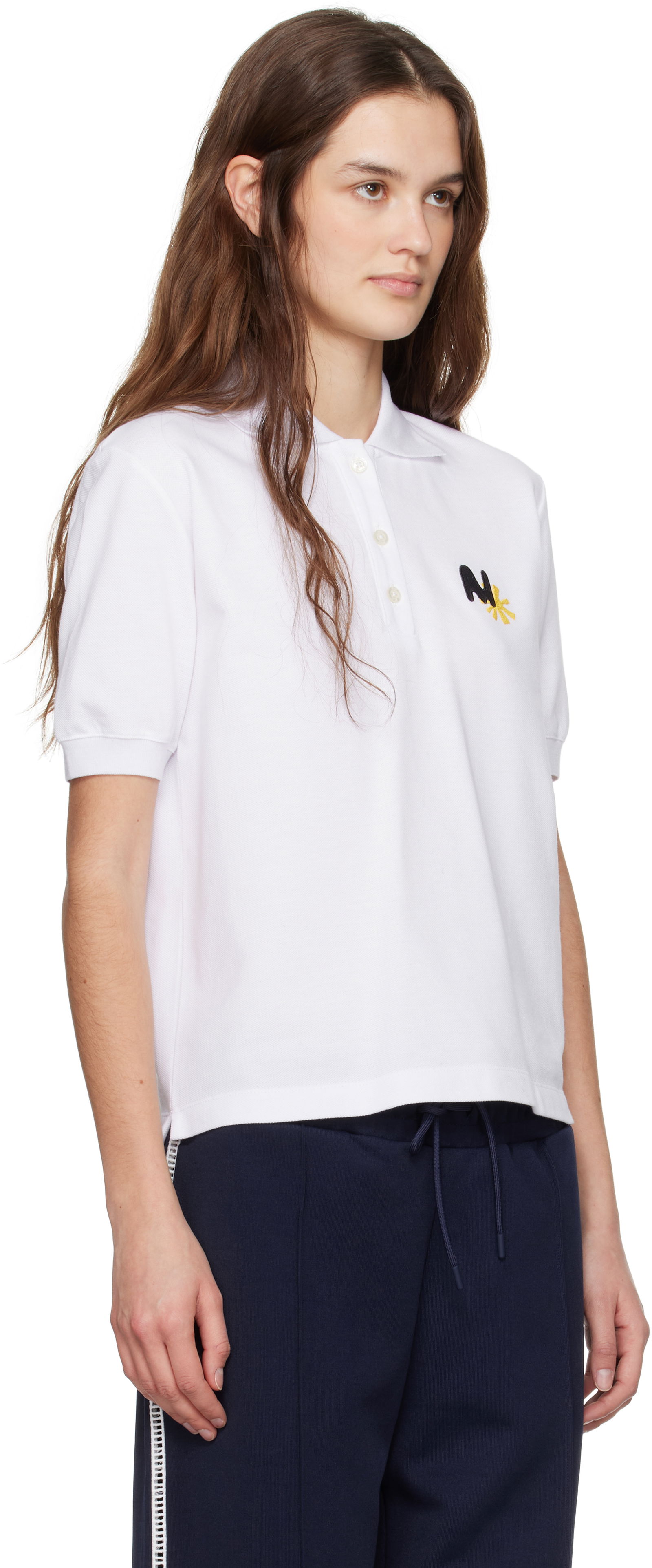 MSGM Logo Patch Polo