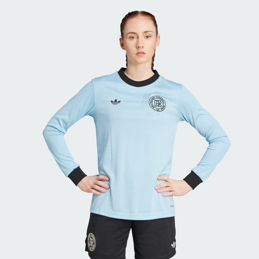 Dres adidas Performance Germany Anniversary Long Sleeve Jersey Modrá | JY0241, 0