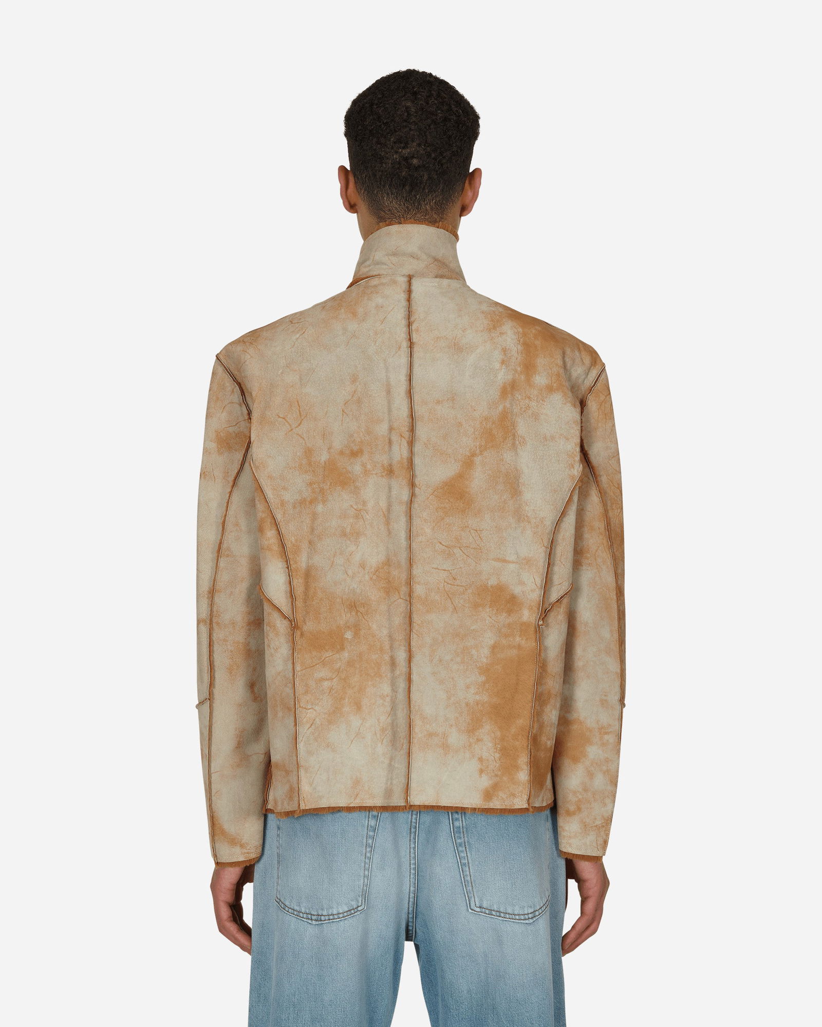 Leather Sherpa Jacket