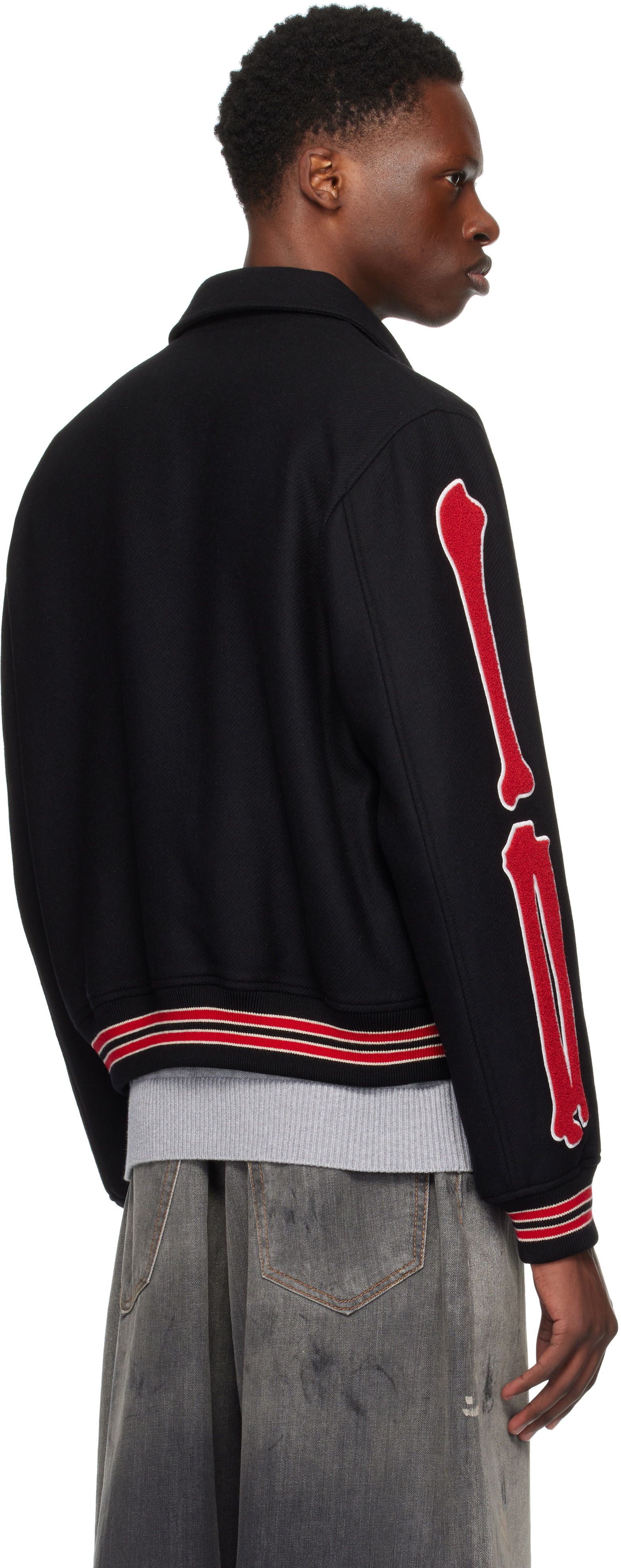 Bones Wool Bomber Jacket