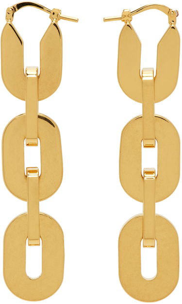 Náušnice Jil Sander Chain Earrings "Gold" Metalická | J11VG0079_P4877, 0