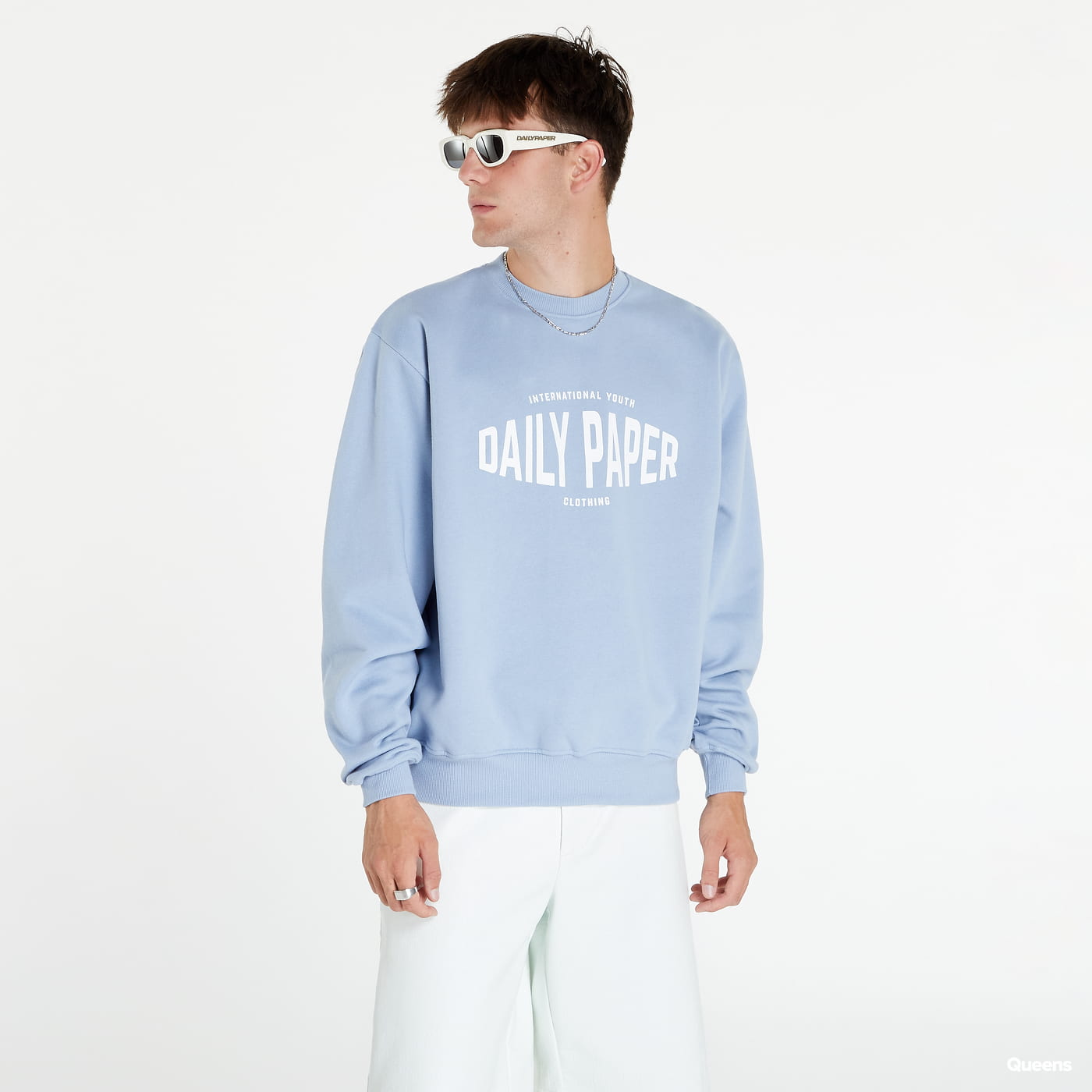 Mikina DAILY PAPER Youth Sweater Modrá | 2222083, 0