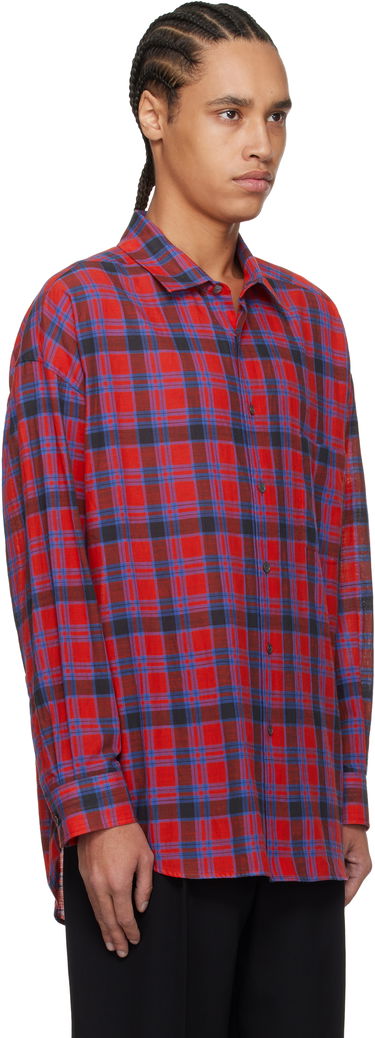 Košeľa The Row The Row Lancaster Plaid Shirt Červená | 882-W3796, 1
