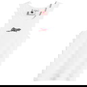 ICECREAM Beaded Running Dog Ribbed Vest Top, Size Large