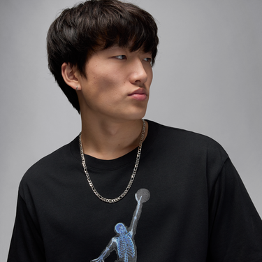 Tričko Jordan Jordan Skeleton Jumpman Graphic Cotton T-Shirt Čierna | HQ8976-010, 1