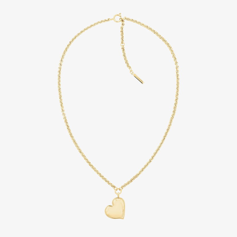Náhrdelník CALVIN KLEIN Heart Pendant Chain Necklace Metalická | 35000295