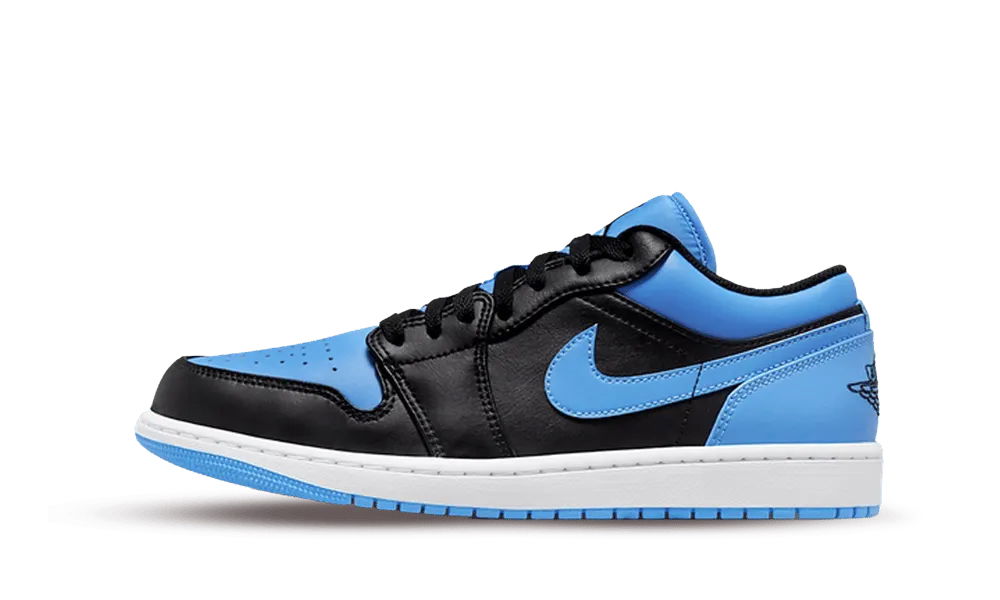 Jordan 1 Low "Black University Blue"