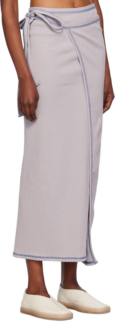 Sukňa Baserange Wrap Maxi Skirt Šedá | SKGW-CH-WI24, 1