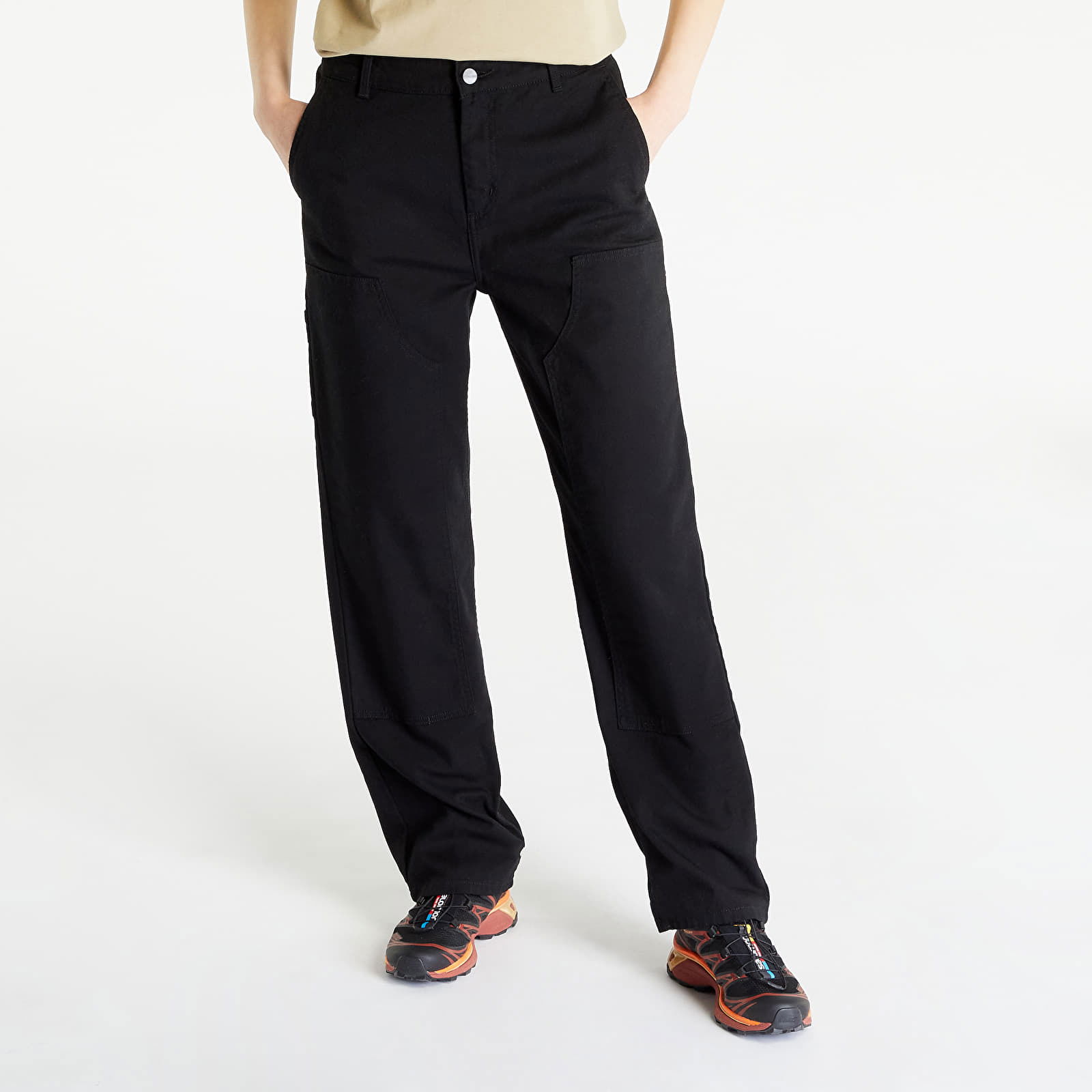 Pierce Double Knee Pant Black