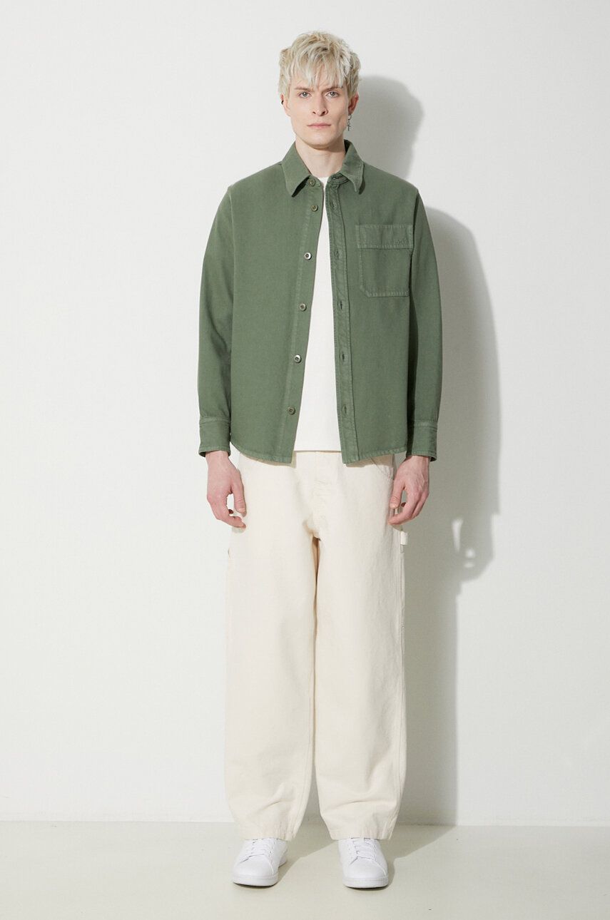 Košeľa A.P.C. Shirt Zelené | COFCN.H02918.KAI, 1