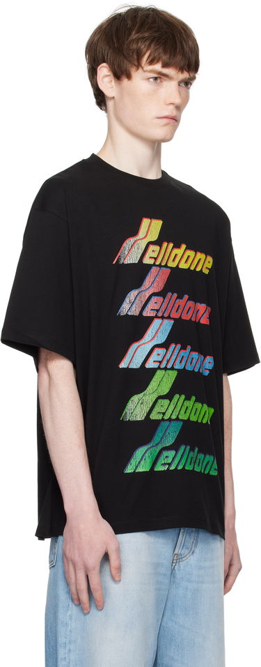 Tričko We11done We11done Multi Rainbow Logo T-Shirt Čierna | WD-TT2-25-755-U-BK, 1