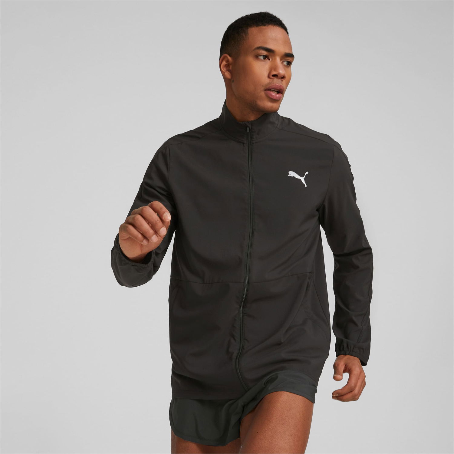Bunda Puma RUN FAVOURITE Woven Jacket Čierna | 523155_01, 0