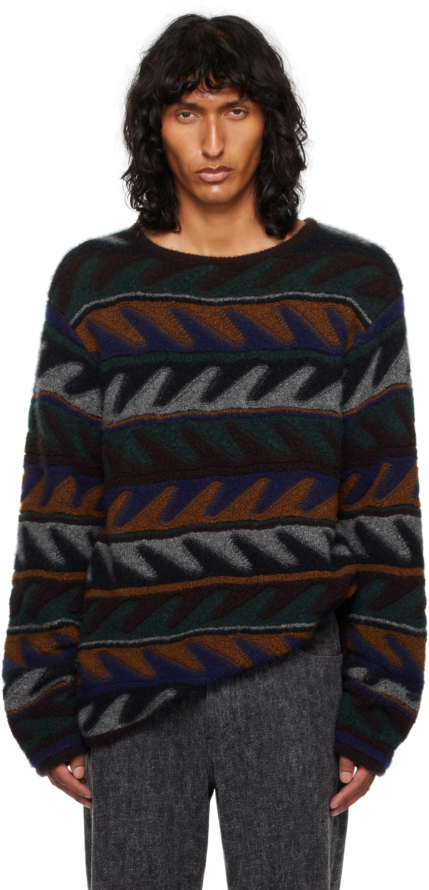 Sveter The Row Bakou Multicolor Knit Sweater Rôznofarebný | 782-Y50, 0