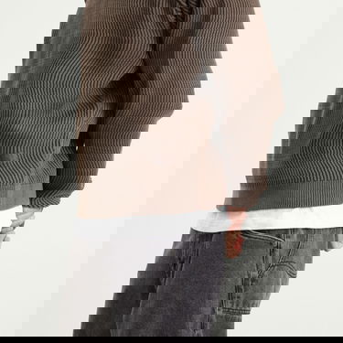 Sveter Dime Wave Knit Sweater Hnedá | DIMEHO255BRW, 5