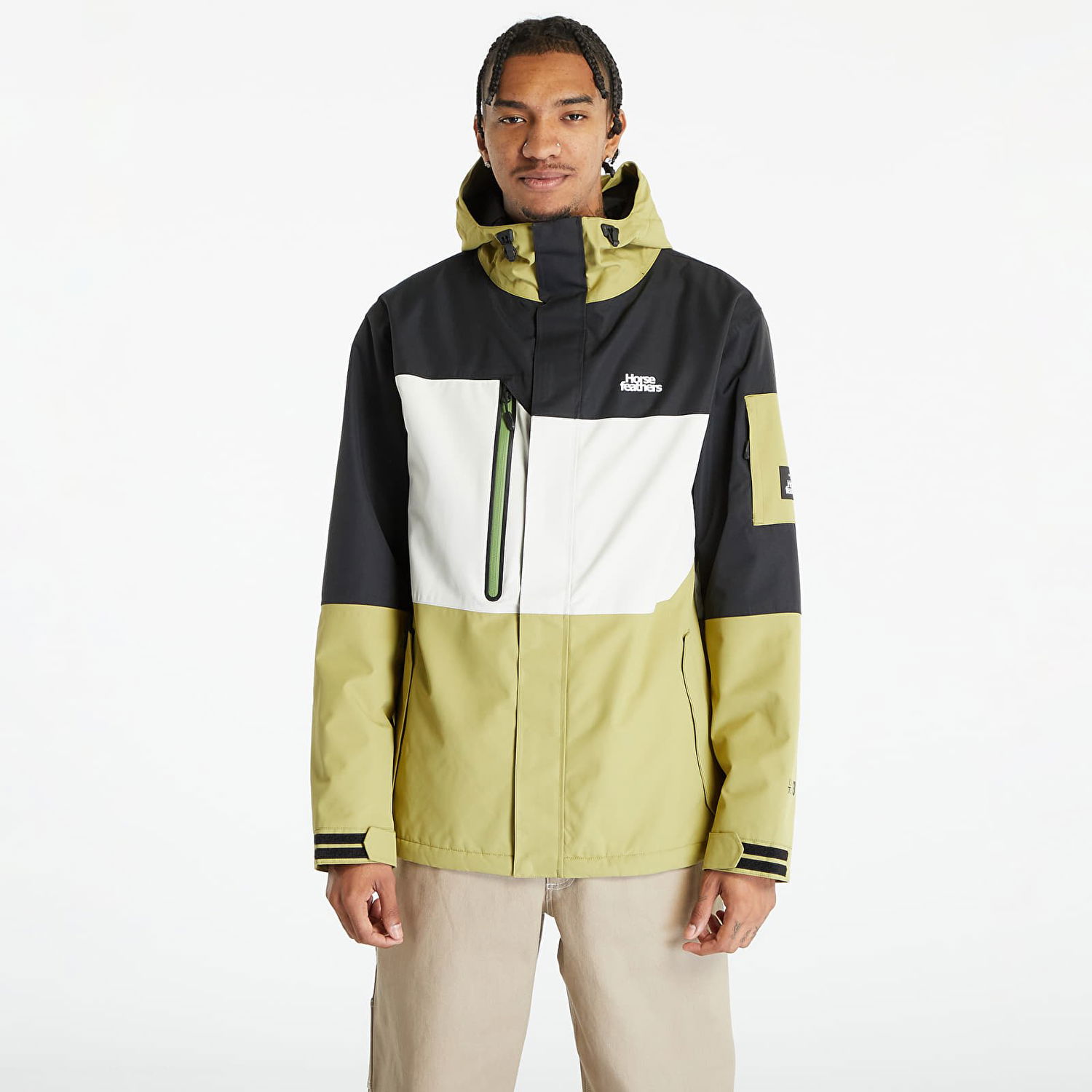 Bunda Horsefeathers Ripple Jacket Zelené | OM303G, 0