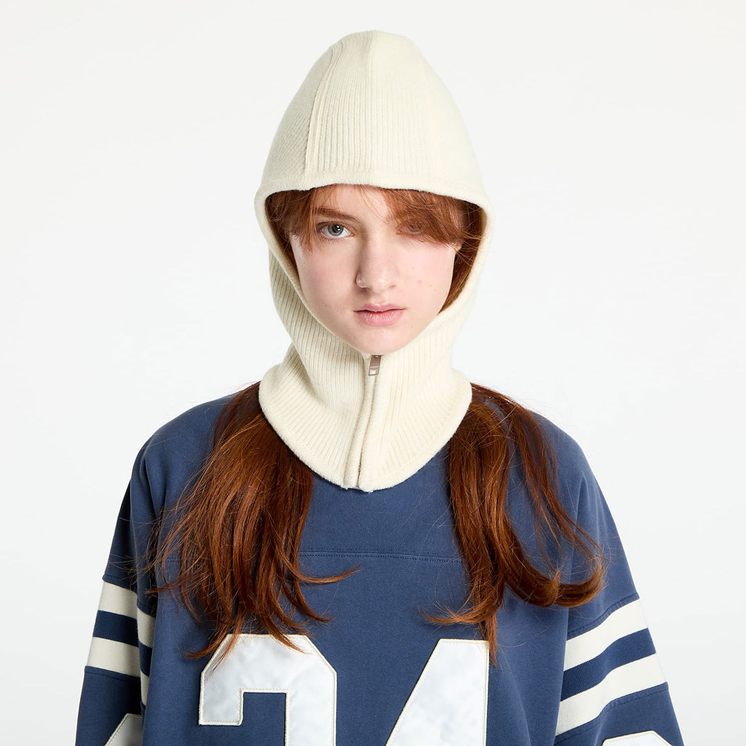 Šál Ambush Rib Knit Balaclava Tofu No Color Béžová | BMLC002F24KNI0013100, 0