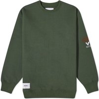 Mikina WTAPS 18 VUA Crew Sweat Zelené | 232ATDT-CSM18-GR, 1