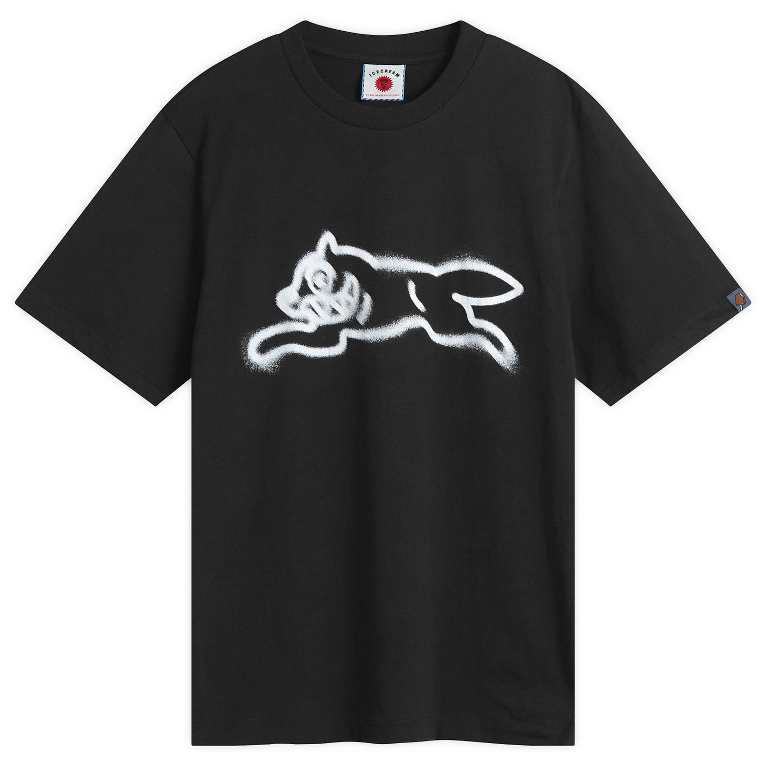 Tričko BBC IceCream Spray Paint Running Dog T-Shirt Čierna | IC25440-BLK, 1