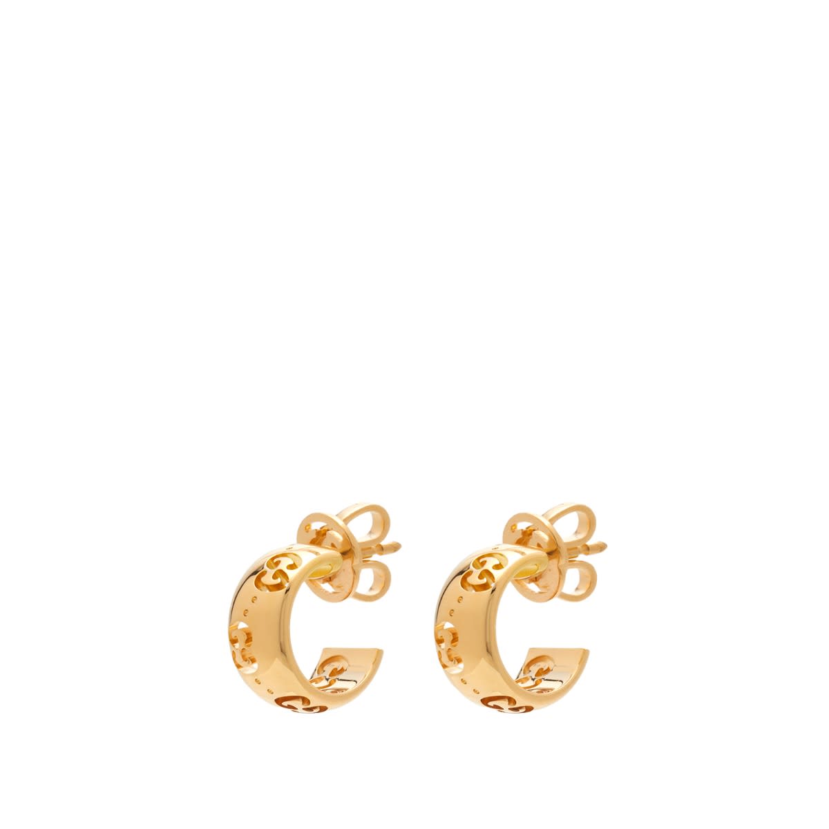 Náušnice Gucci Gold Icon Hoop Earrings Metalická | YBD80436100100U, 0