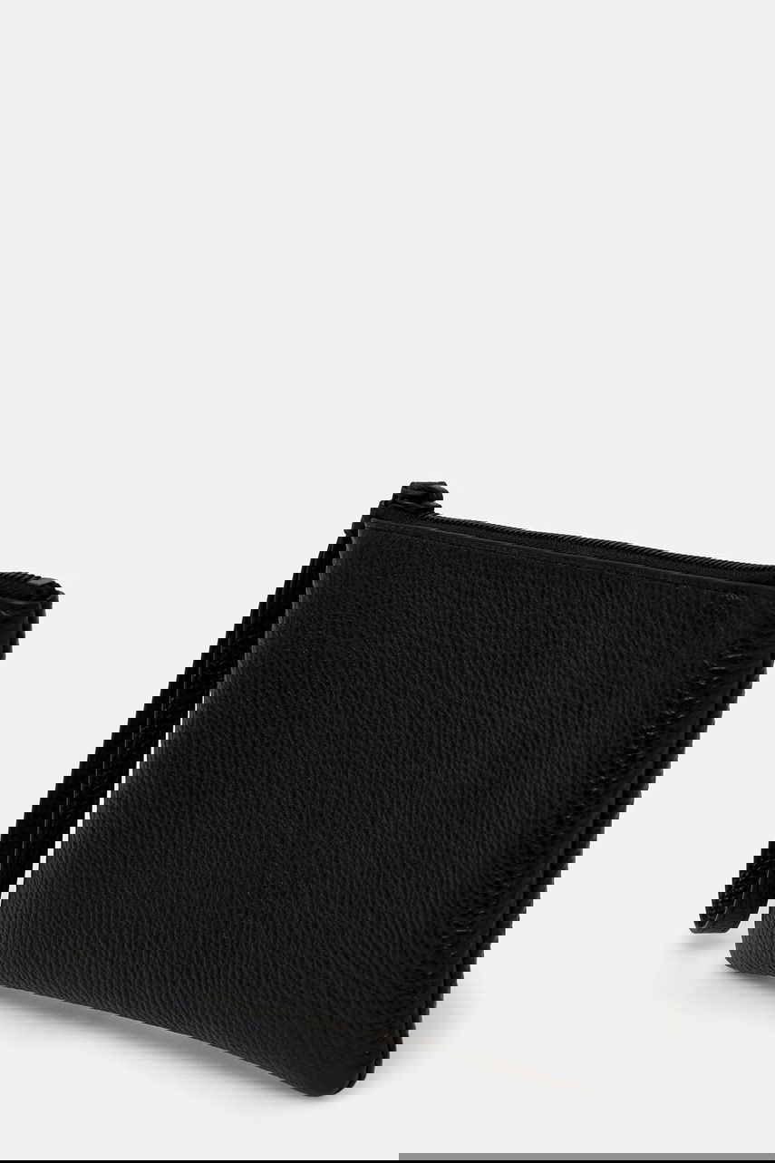 Peňaženka Common Projects Pebbled Leather Small Flat Pouch Čierna | 9187.7001, 1
