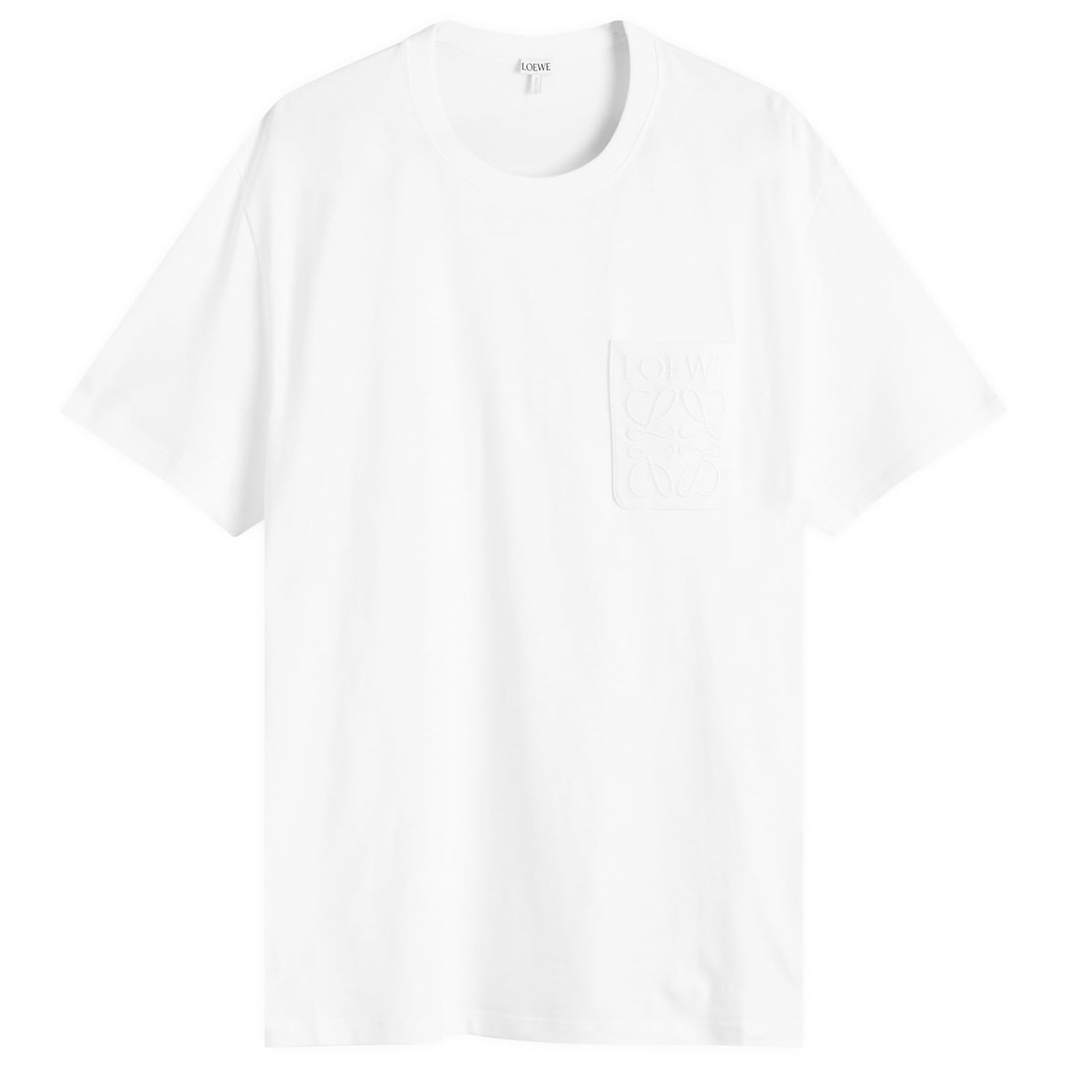 Tričko Loewe Anagram Pocket T-Shirt in White, Size Small Biela | H526Y22XBC-2100, 0