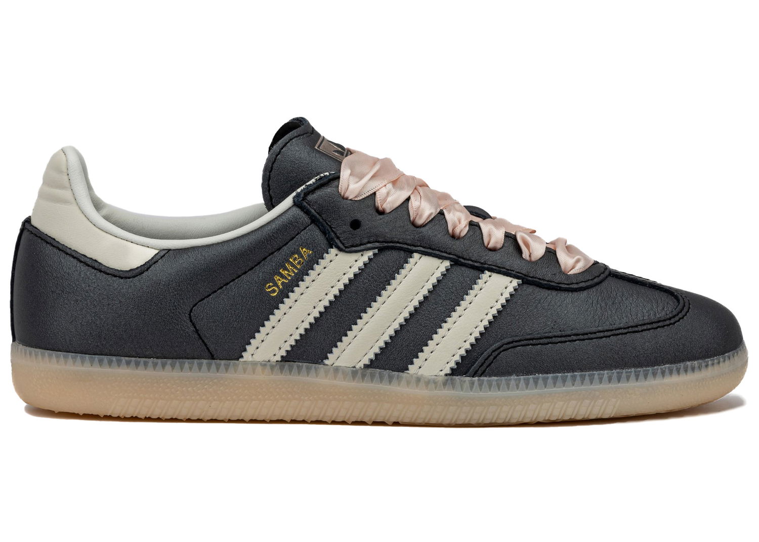 Tenisky a topánky adidas Originals Samba OG Black Pink Ribbon Laces W Čierna | IH8047, 0