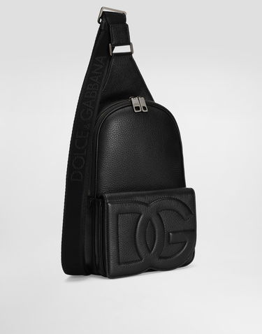 Batoh Dolce & Gabbana Dolce & Gabbana Deerskin Sling Backpack Čierna | BM2436A803480999, 2