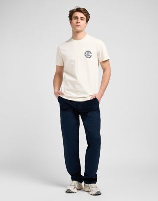Tričko Lee Workwear Relaxed Graphic Tee Béžová | 112370484, 1