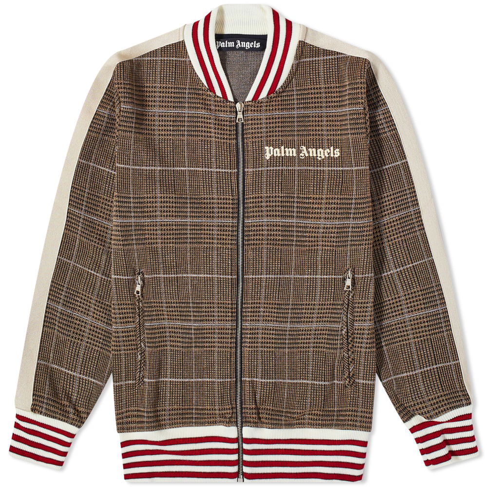 Checked Track Bomber Jacket