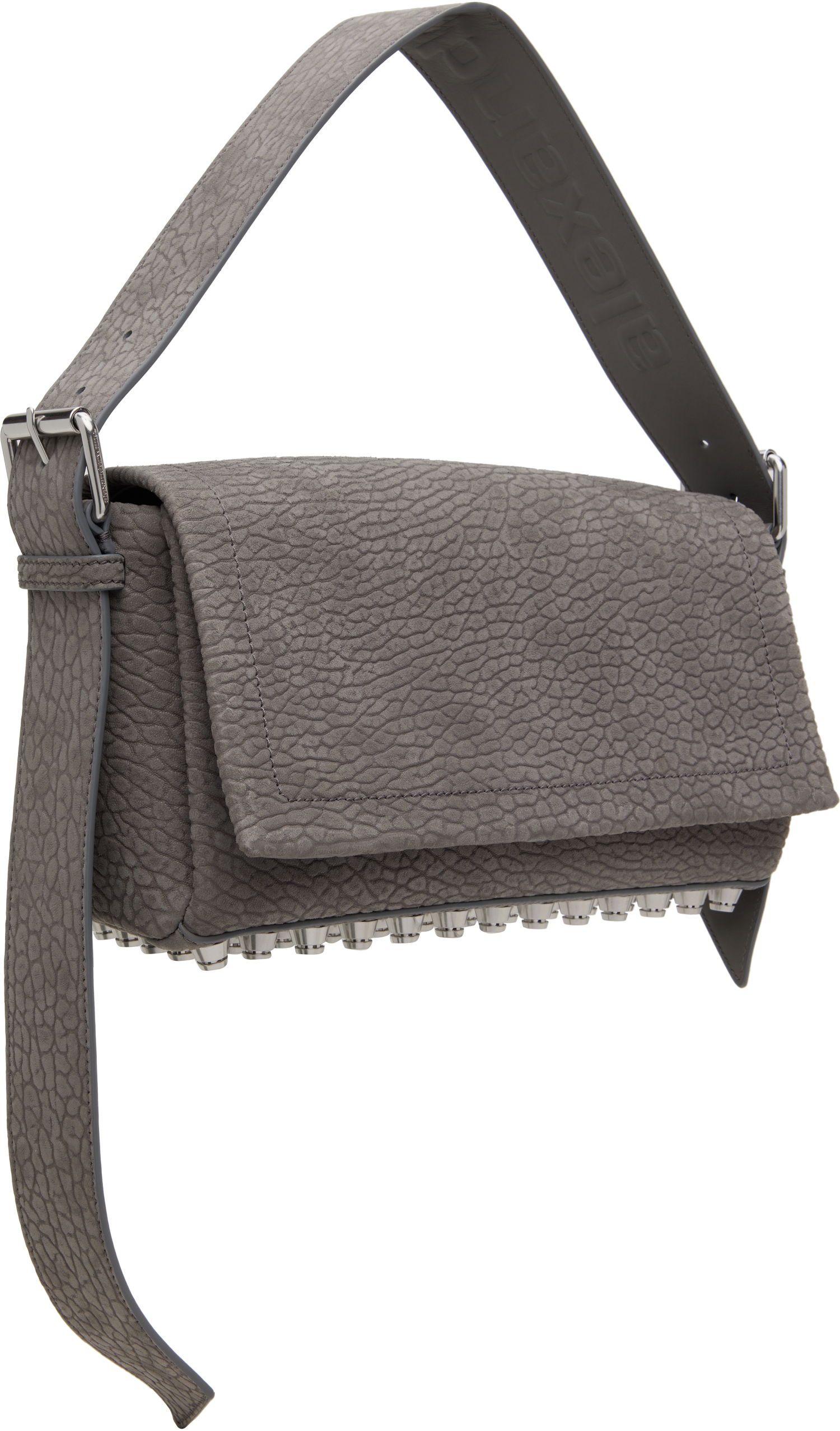 Taška cez rameno Alexander Wang Alexander Wang Ricco Medium Flap Bag Šedá | 20125K22L, 1