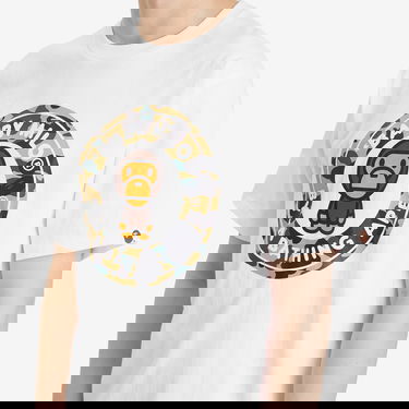 Tričko BAPE Bathing Ape 1St Camoilo Busy Works T-Shirt, Size L Biela | 002TEL301004M-WYL, 5