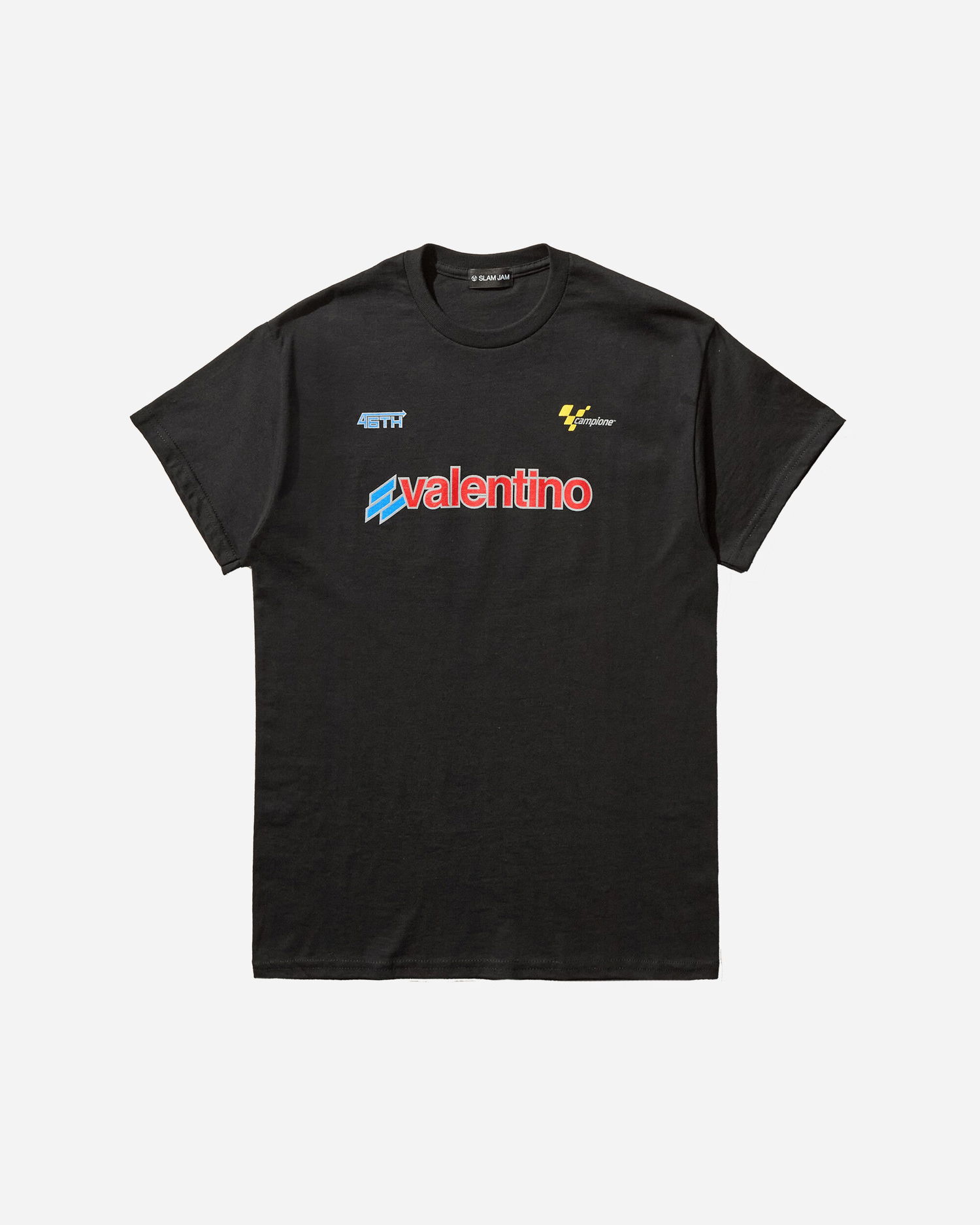 Tričko Slam Jam Valentino 46 Tribute T-Shirt Čierna | SJVR46ANNTEE 1, 1