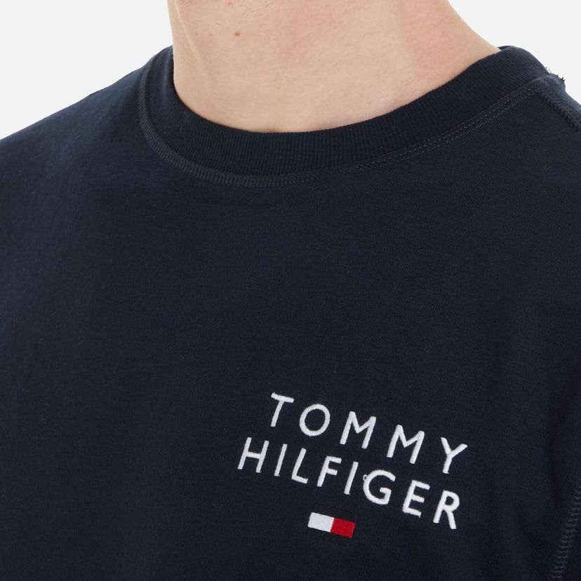 Mikina Tommy Hilfiger Cotton Logo Čierna | UM0UM02878DW5