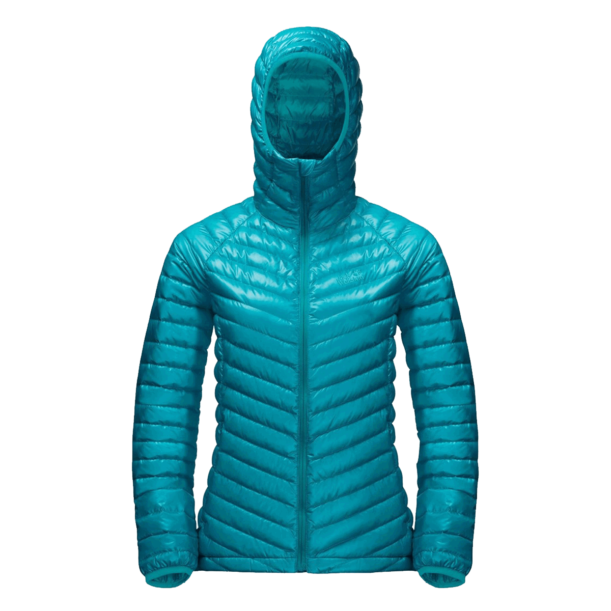 Prešívaná bunda Jack Wolfskin ATMOSPHERE Hooded Insulated Jacket Tyrkysová | 1204431-1221, 0