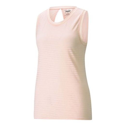 Tielko Puma Studio Burnout Training Tank Top Ružová | 520225-27, 0