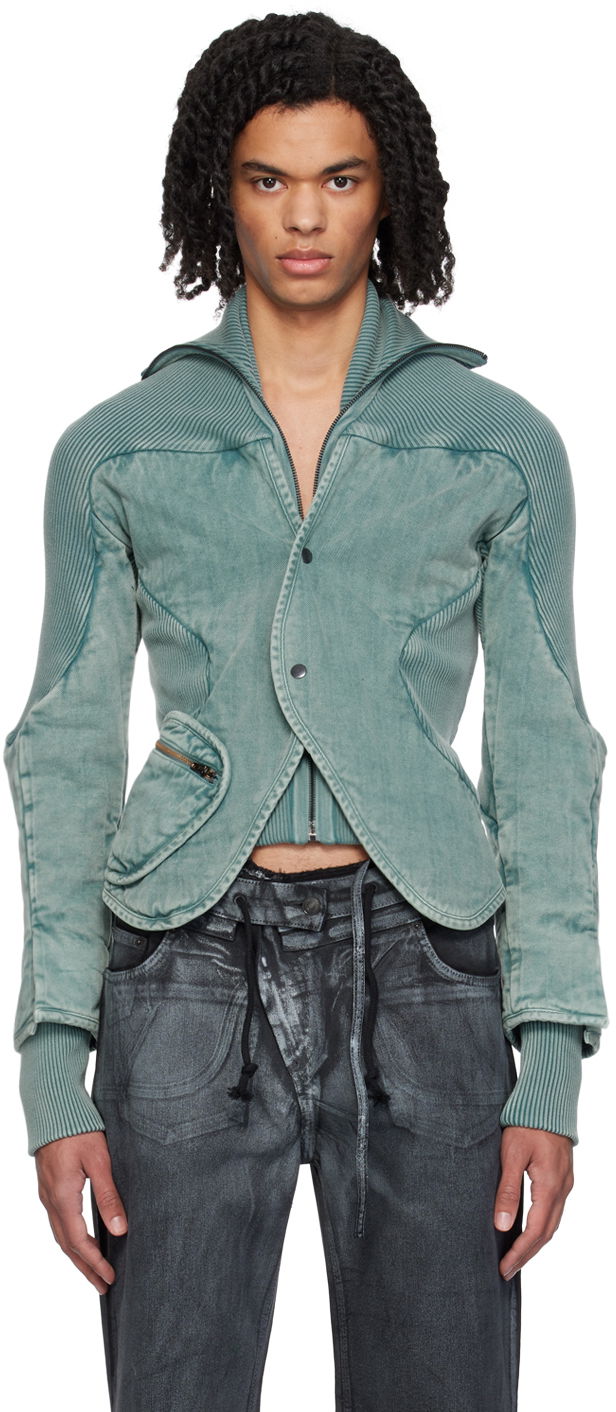 Bunda Ottolinger Ottolinger Silhouette Denim Jacket Zelené | 2100301, 0