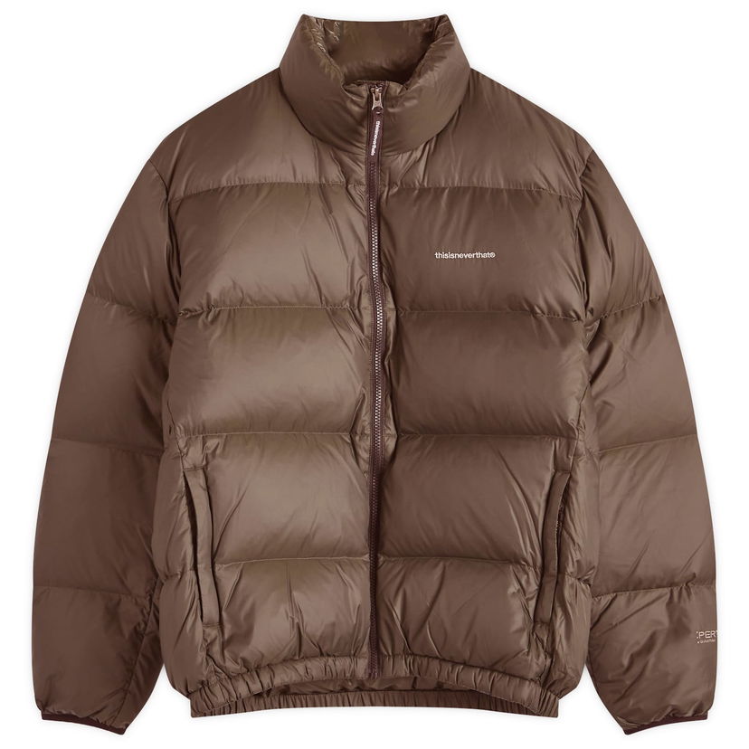 Prešívaná bunda thisisneverthat PERTEX Down Jacket Large Hnedá | TN243OOWHS01-BRN