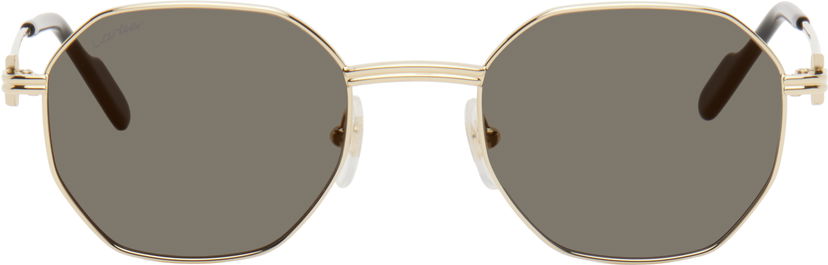 Slnečné okuliare Cartier 'Première' Sunglasses Metalická | CT0500S-001