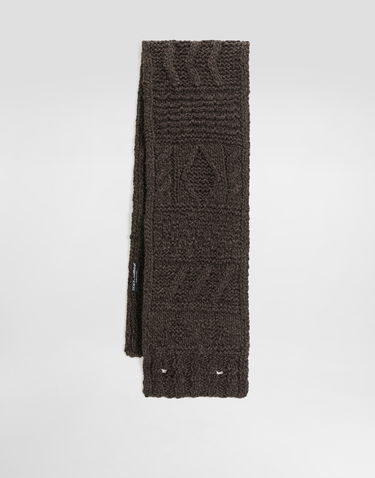 Šál Dolce & Gabbana Dolce & Gabbana Knitted Wool Scarf Hnedá | GX31KTJDVD8M9499, 1