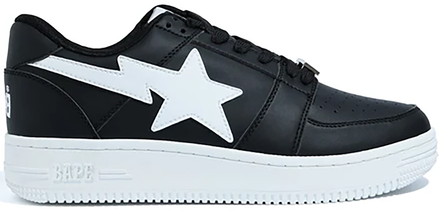 Tenisky a topánky BAPE Bape Sta Low M1 "Black White" Čierna | 001FWG201010X-BLK, 0