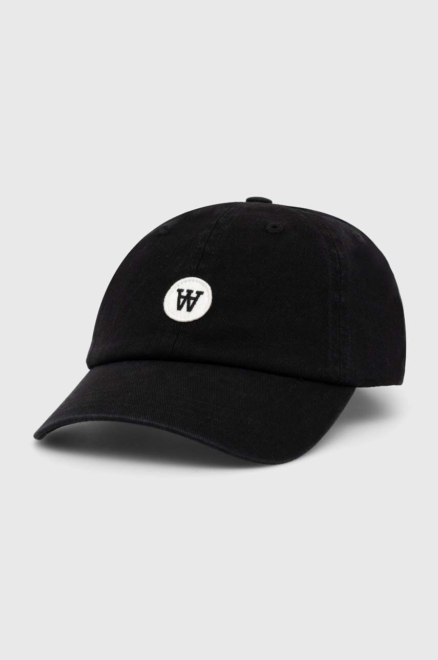 Šiltovka WOOD WOOD Wood Wood Eli Patch Baseball Cap Čierna | 10000804.7083, 0