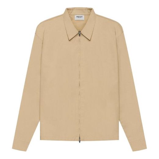 Bunda Fear of God Fear of God Essentials Twill Jacket Béžová | FOG-SS21-638