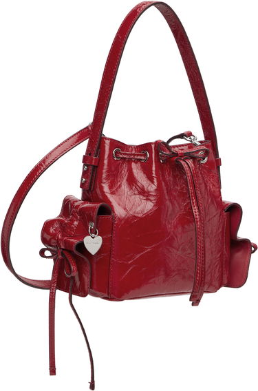 Kabelka Acne Studios Acne Studios Multipocket Mini Bucket Bag Červená | A10467-, 1