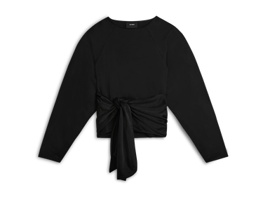 Tričko AXEL ARIGATO Diana Tie-Front Top Čierna | A2123001, 1