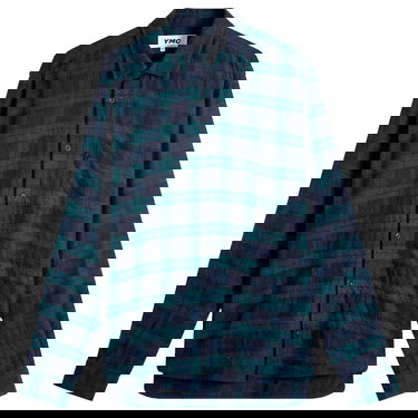 Košeľa YMC Curtis Check Shirt Zelené | P2XMI-40, 0
