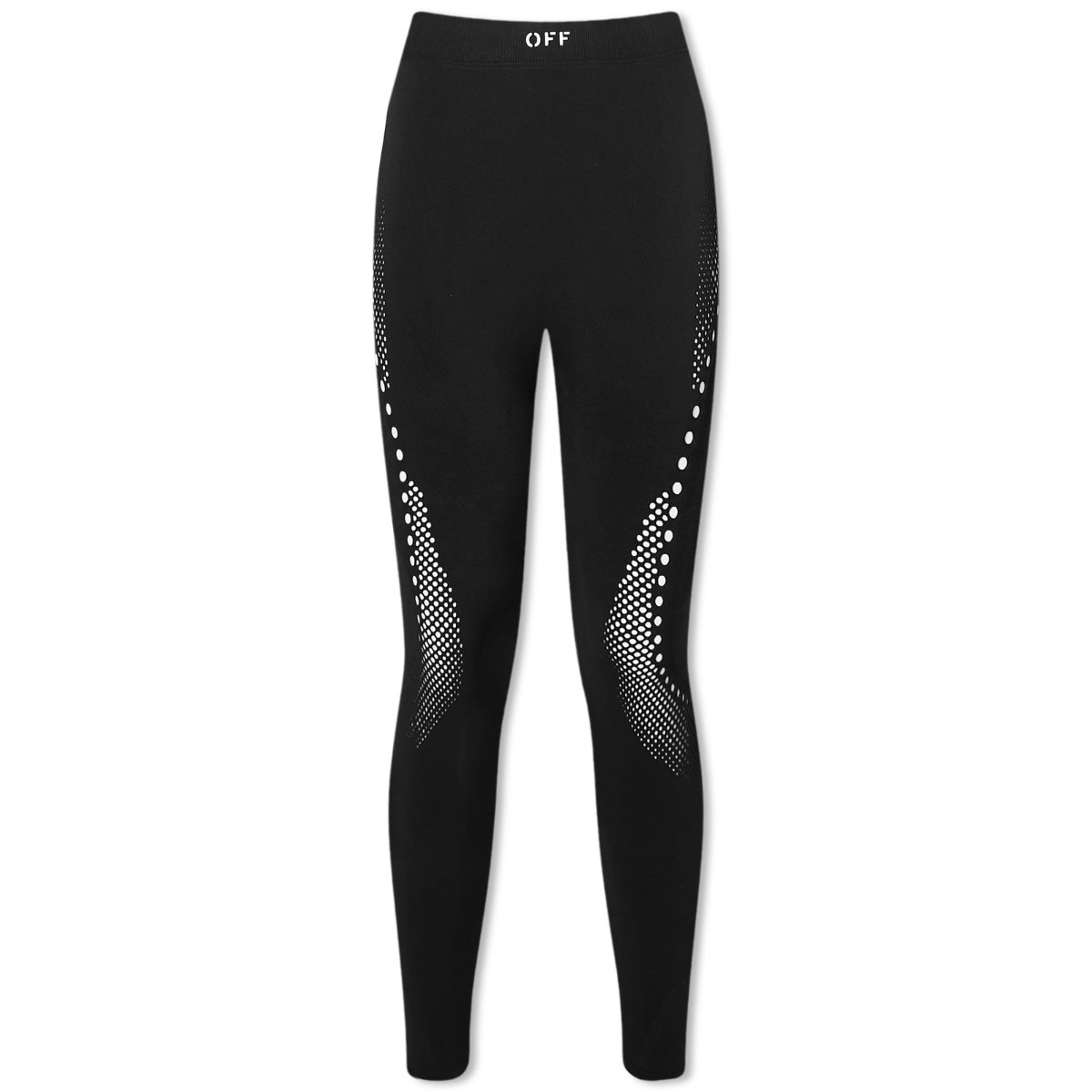 Legíny Off-White Seamless Mesh Leggings, Size Large Čierna | OWVV014S24KNI0011001, 0