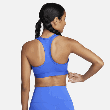 Podprsenka Nike Swoosh Medium-Support Padded Sports Bra Modrá | DX6821-405, 1
