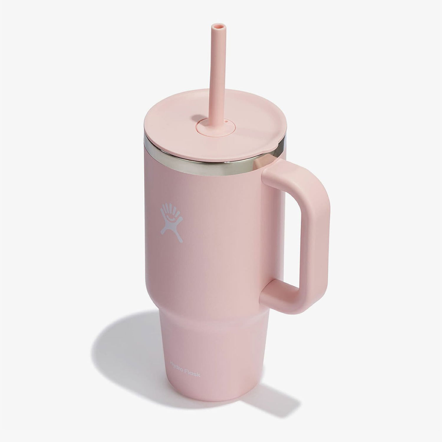 Fľaše Hydro Flask 946ml Travel Tumbler with Handle and Straw Trillium Universal Ružová | TT32PSC678, 1