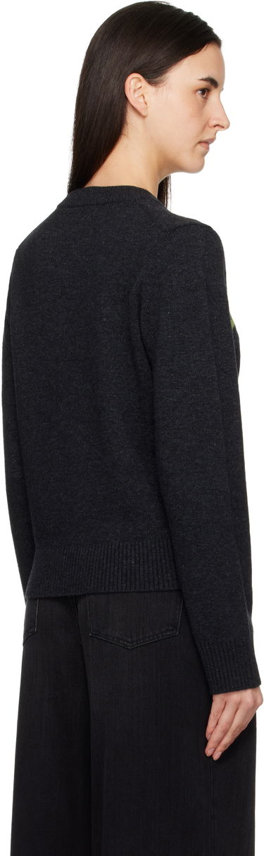 Sveter GANNI GANNI Puppy Wool Jumper Šedá | K2597, 2