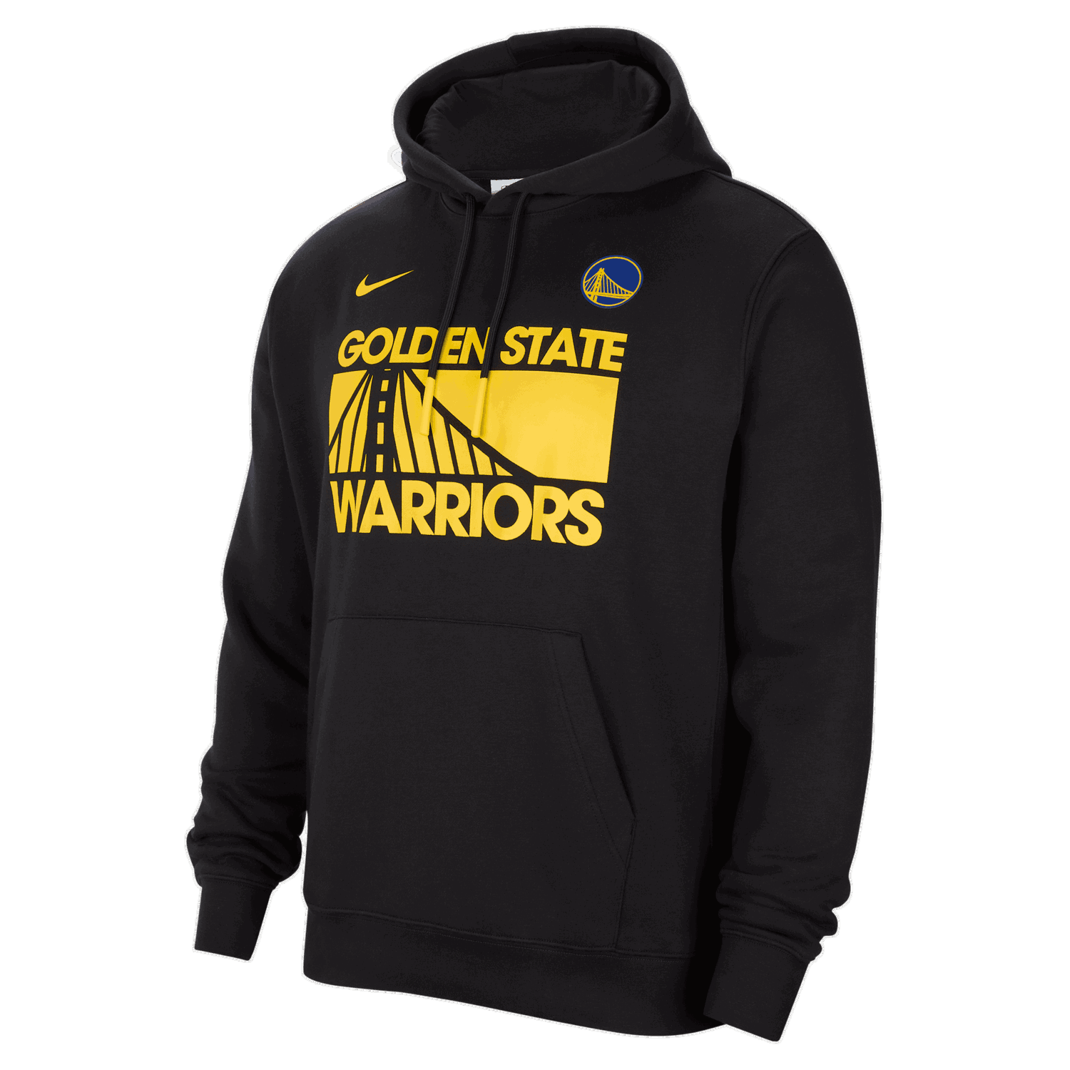 Mikina Nike Golden State Warriors Club Courtside Hoodie Čierna | FZ7691-010, 0